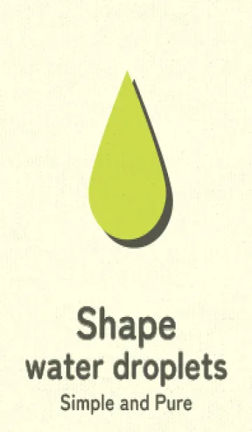 [LINE着せ替え] 水滴のきせかえ レタスグリーンの画像1