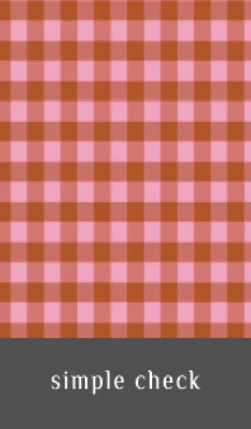 [LINE着せ替え] シンプル チェック 21の画像1