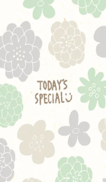 [LINE着せ替え] 大人 北欧風 お花20の画像1