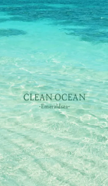 [LINE着せ替え] CLEAN OCEAN Emerald sea - HAWAII 32の画像1