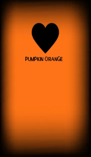 [LINE着せ替え] Black & Pumpkin Orange Theme V5 (JP)の画像1