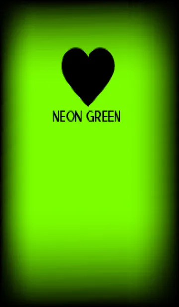 [LINE着せ替え] Black & Neon Green Theme V5 (JP)の画像1