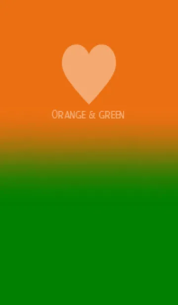 [LINE着せ替え] Green& Orange V6 (JP)の画像1
