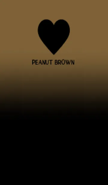 [LINE着せ替え] Black & Peanut Brown Theme V.5 (JP)の画像1
