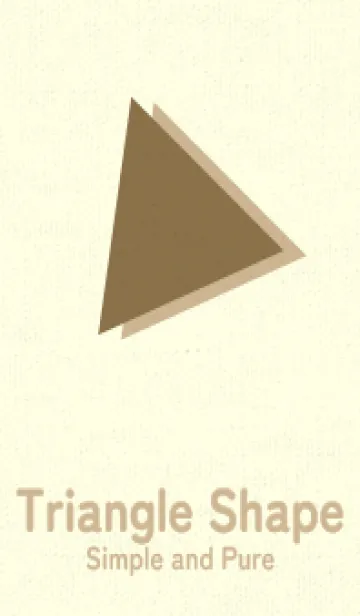 [LINE着せ替え] 三角型の着せかえ 小鹿色の画像1