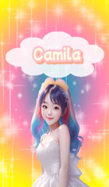 [LINE着せ替え] Camila bride beautiful hair G06の画像1