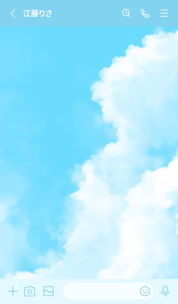 [LINE着せ替え] Cloud Cloudの画像2