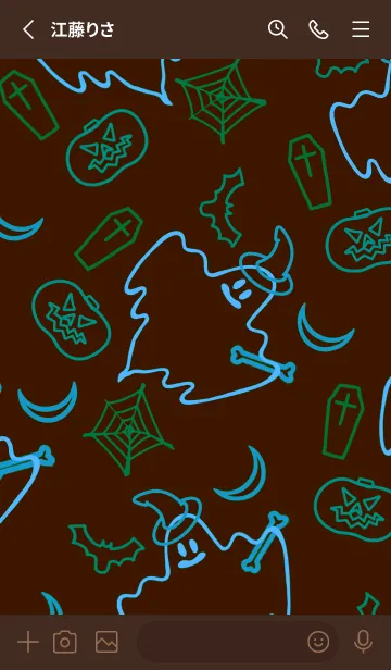 [LINE着せ替え] ハローウィン .39の画像2