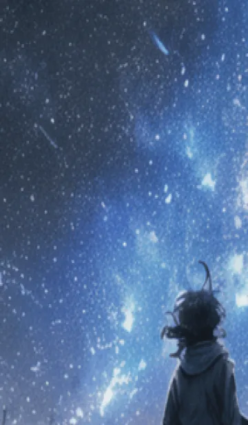 [LINE着せ替え] 秋の夜空#KK021。の画像1
