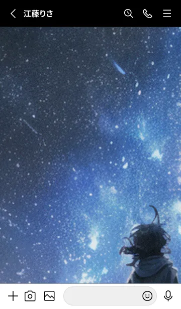 [LINE着せ替え] 秋の夜空#KK021。の画像2