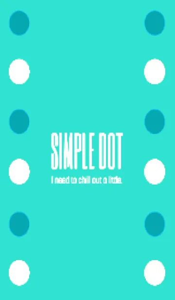 [LINE着せ替え] シンプルドット -105の画像1