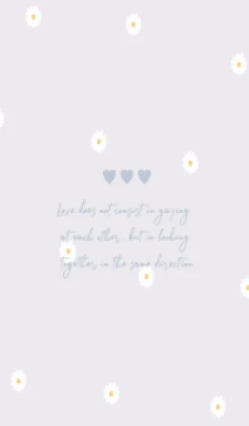 [LINE着せ替え] Daisy Days :)bluegrayの画像1