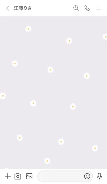 [LINE着せ替え] Daisy Days :)bluegrayの画像2