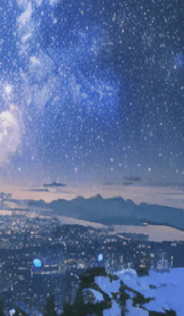 [LINE着せ替え] 秋の夜空#KK014。の画像1