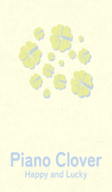 [LINE着せ替え] Piano clover ブールジョンの画像1