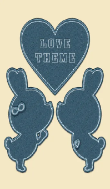 [LINE着せ替え] Love Theme jeans 2の画像1