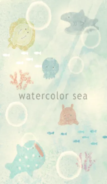 [LINE着せ替え] yellow♡海中散歩14_1の画像1