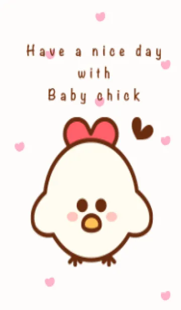 [LINE着せ替え] Lovely chicken & chicks 13の画像1