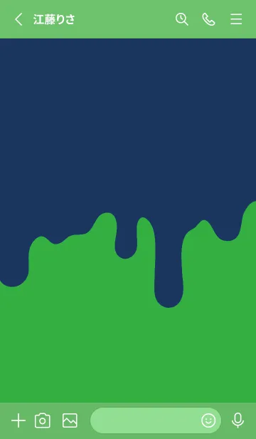 [LINE着せ替え] ドリップ スマイル .27の画像2