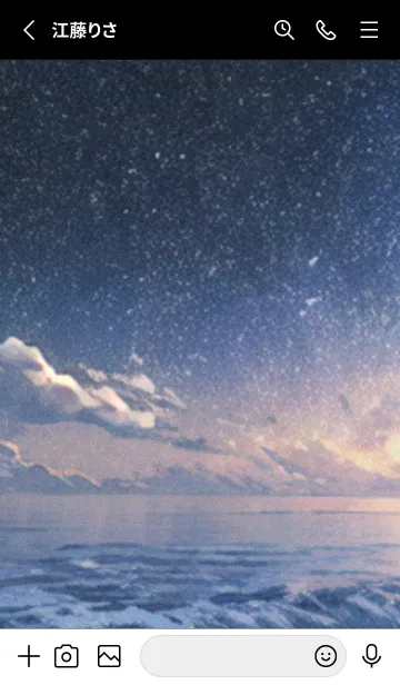 [LINE着せ替え] 秋の夜空#KL02。の画像2