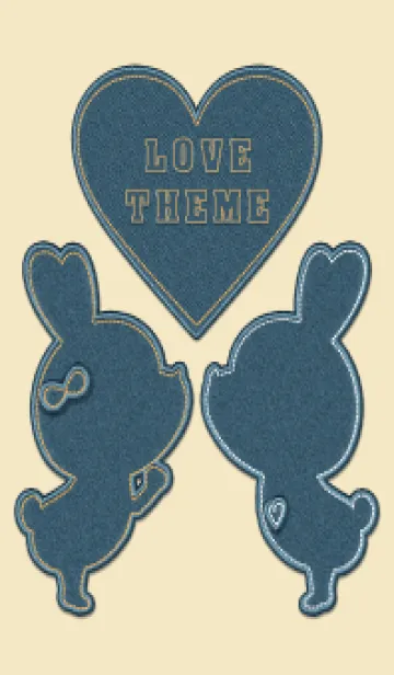 [LINE着せ替え] Love Theme jeans 3の画像1