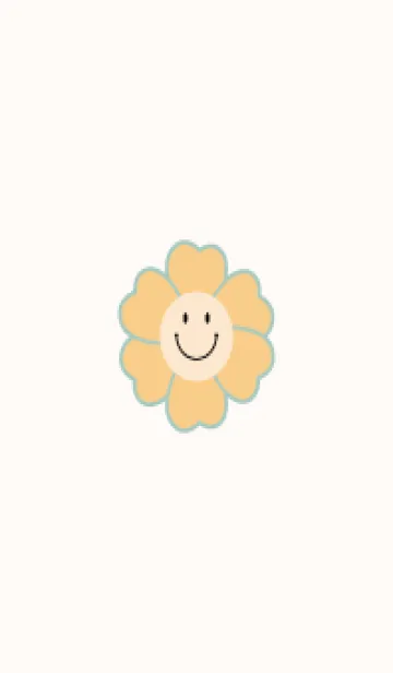 [LINE着せ替え] cute flower smile 22の画像1