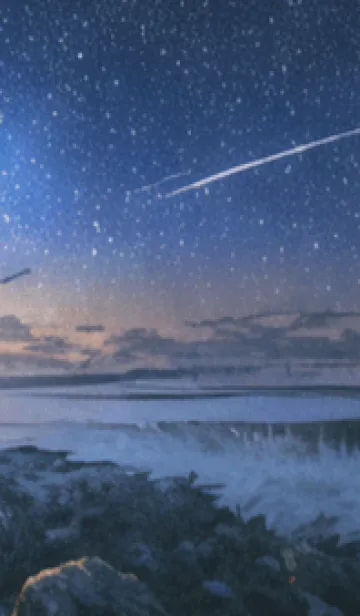 [LINE着せ替え] 秋の夜空#KK025。の画像1