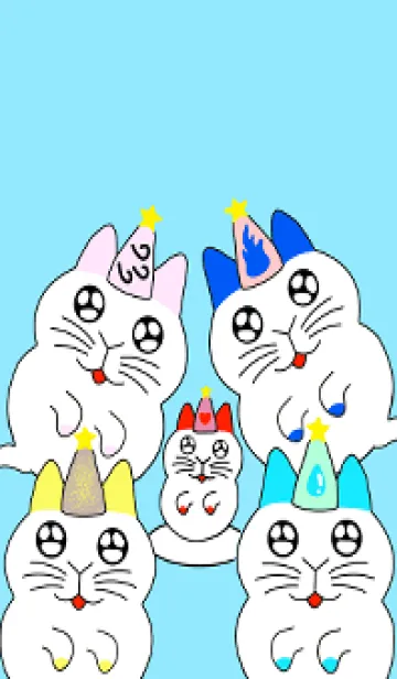 [LINE着せ替え] かわいいニャー「2023 LET'S DRAW」の画像1