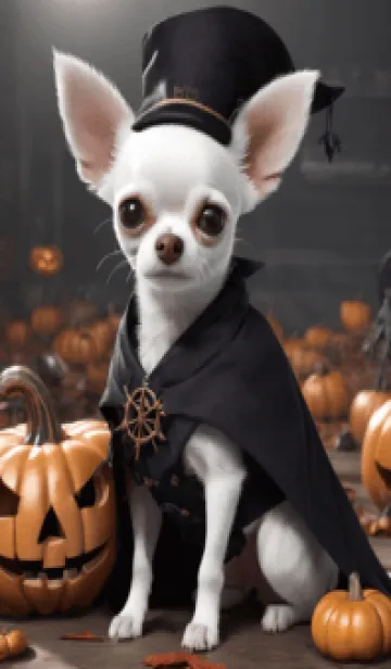 [LINE着せ替え] Halloween dog Chihuahuaの画像1