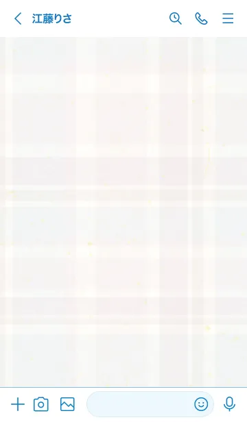 [LINE着せ替え] チェックくすみカラー20の画像2