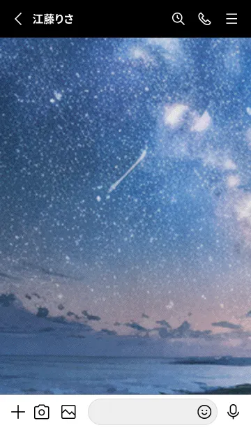 [LINE着せ替え] 秋の夜空#KK022。の画像2