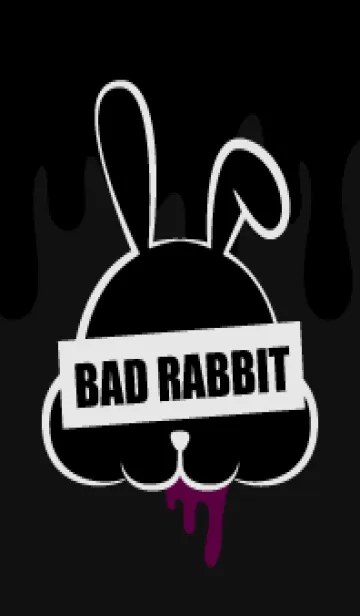 [LINE着せ替え] BLACK-BAD RABBIT DARK 20の画像1