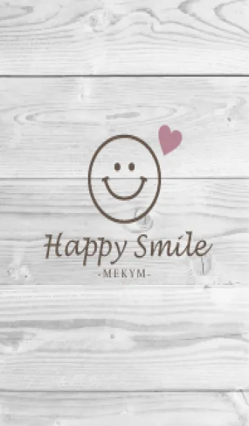 [LINE着せ替え] HAPPY SMILE HEART - MEKYM 18の画像1