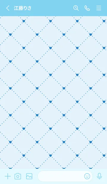 [LINE着せ替え] ハート レース .22の画像2