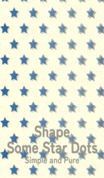 [LINE着せ替え] 星のドッドきせかえ ローヤルブルーの画像1