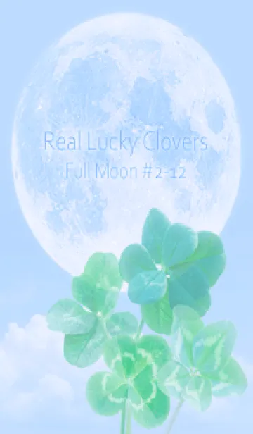 [LINE着せ替え] Real Lucky Clovers Full Moon #2-12の画像1