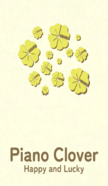 [LINE着せ替え] Piano clover ジョーンシトロンの画像1