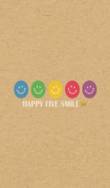 [LINE着せ替え] HAPPY FIVE SMILE CROWN - MEKYM 18の画像1