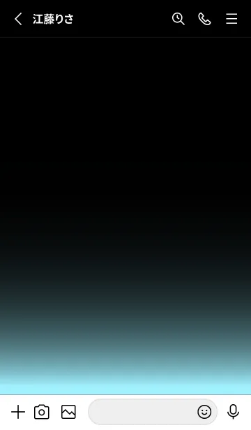 [LINE着せ替え] BLACK-SIMPLE LIGHT ICON GRADATION 20の画像2