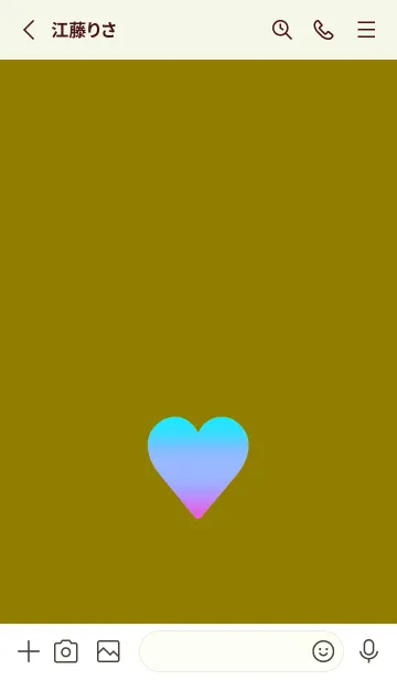 [LINE着せ替え] グラデーション ハート 28の画像2