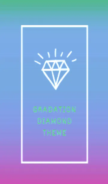 [LINE着せ替え] グラデーション ダイアモンド  315の画像1