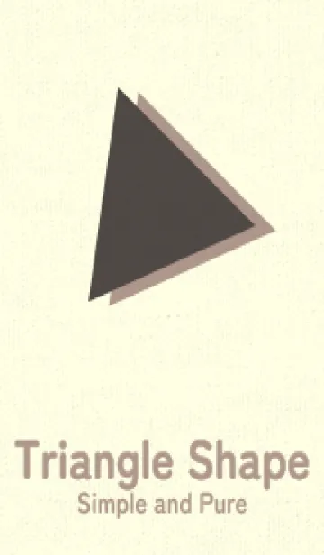 [LINE着せ替え] 三角型の着せかえ トープの画像1