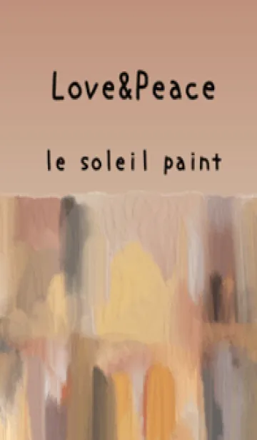 [LINE着せ替え] 油絵アート【le soleil paint 608】の画像1