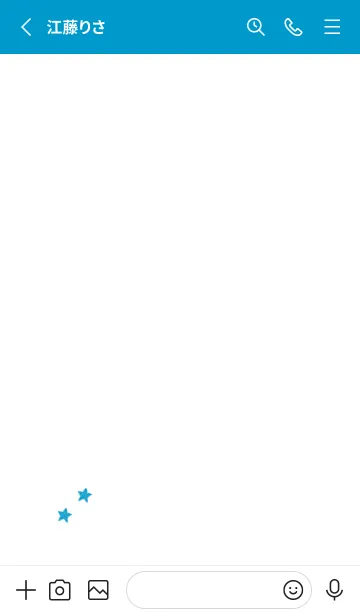 [LINE着せ替え] ねことお星さま(blue10)の画像2