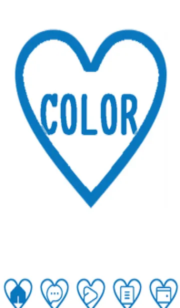 [LINE着せ替え] bw color F44の画像1