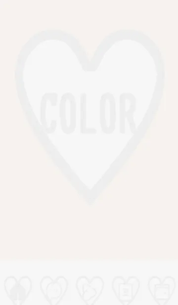 [LINE着せ替え] beige color F41の画像1