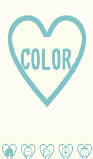 [LINE着せ替え] green color F87の画像1