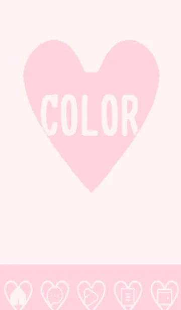 [LINE着せ替え] pink color F43の画像1