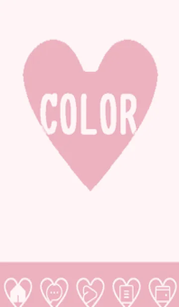 [LINE着せ替え] pink color F45の画像1