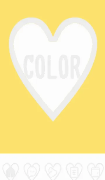 [LINE着せ替え] yellow color F41の画像1